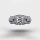 Edwardian Style Fashion Ring - Silver