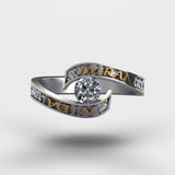 SilkenSpiral Sparkle Name Ring-1