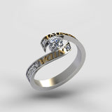 SilkenSpiral Sparkle Name Ring-1
