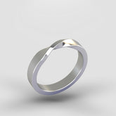 Stylish Wedding Ring - Silver