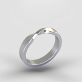 Stylish Wedding Ring - Silver