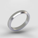 Band Wedding Ring - Silver