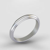 Premium Wedding Band - Silver