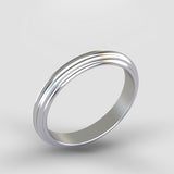 Premium Wedding Band - Silver
