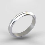 Simple Wedding Ring - Silver