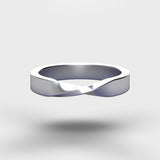 Stylish Wedding Ring - Silver