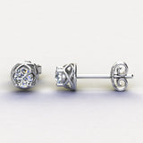 Moissanite Stud