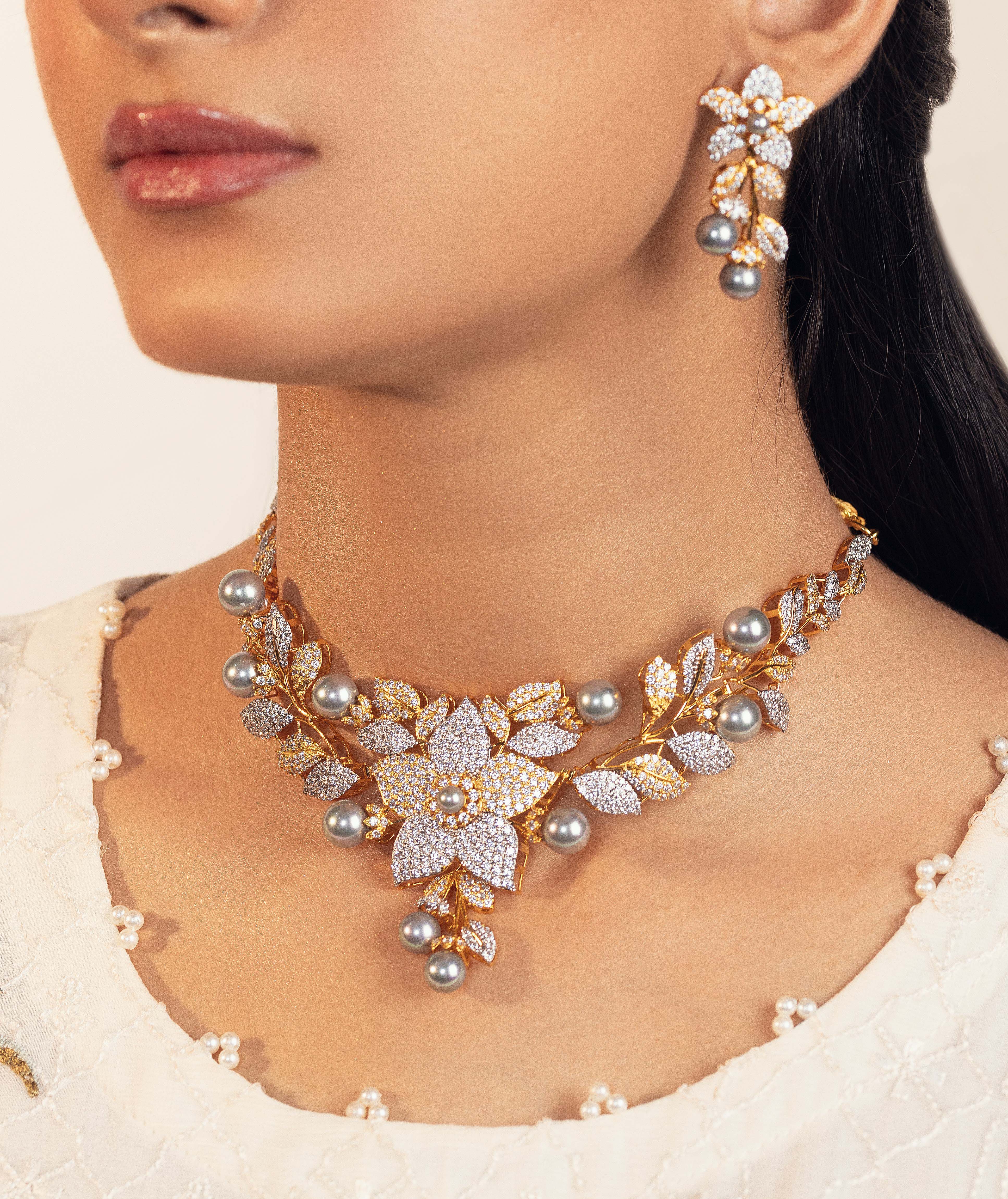 Sea Breeze Pearl Necklace - Lahoriyaan