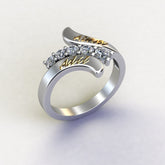 StellarSpiral Eternity Name Ring (Embossed) - Lahoriyaan