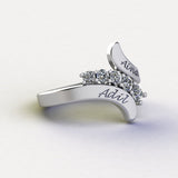 StellarSpiral Eternity Name Ring (Debossed) - Lahoriyaan