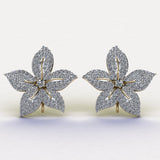 White Clematis Earring - Lahoriyaan