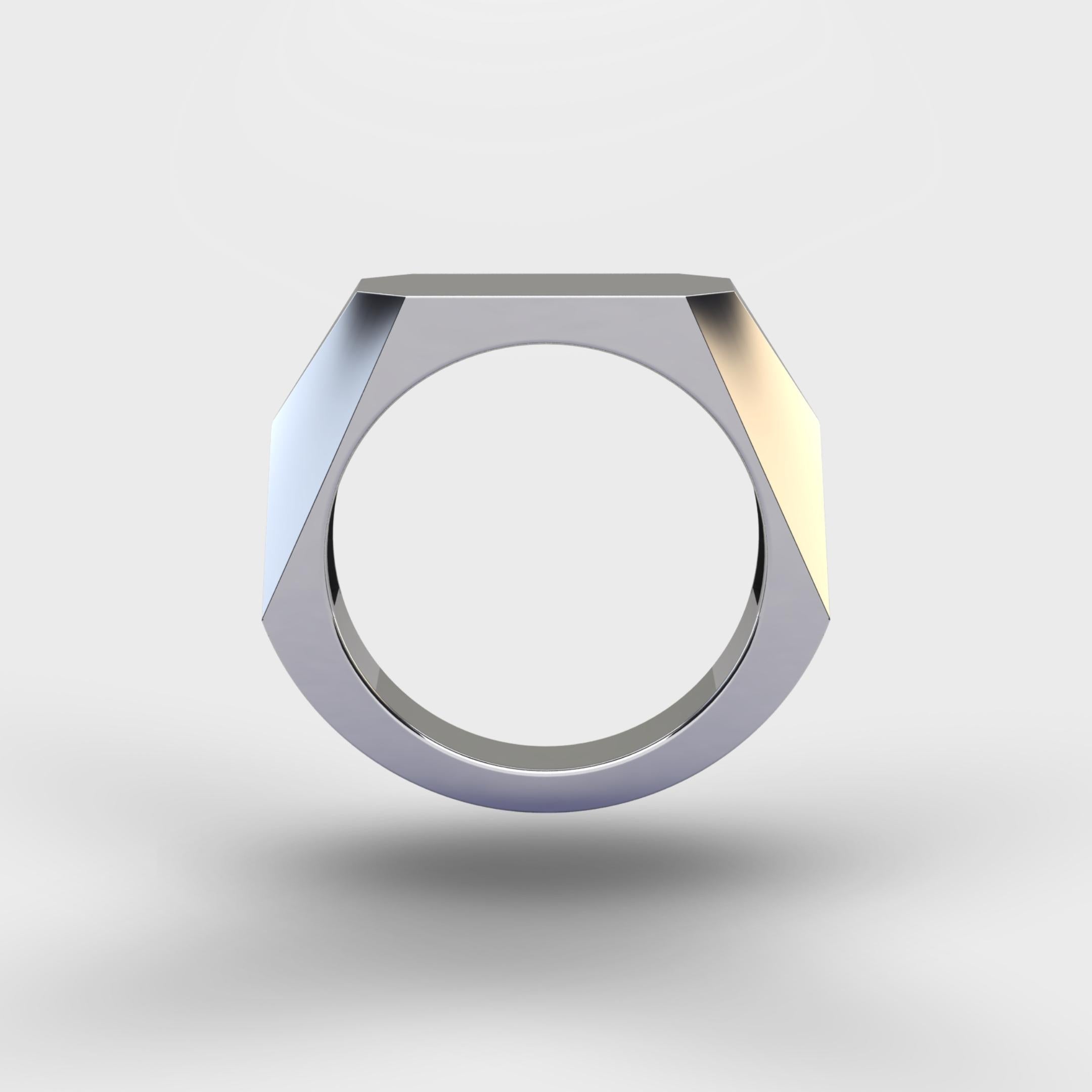 Geometrical Majestic Ring - Silver