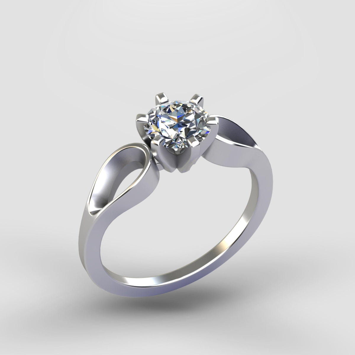 Solitaire Single Stone Ring