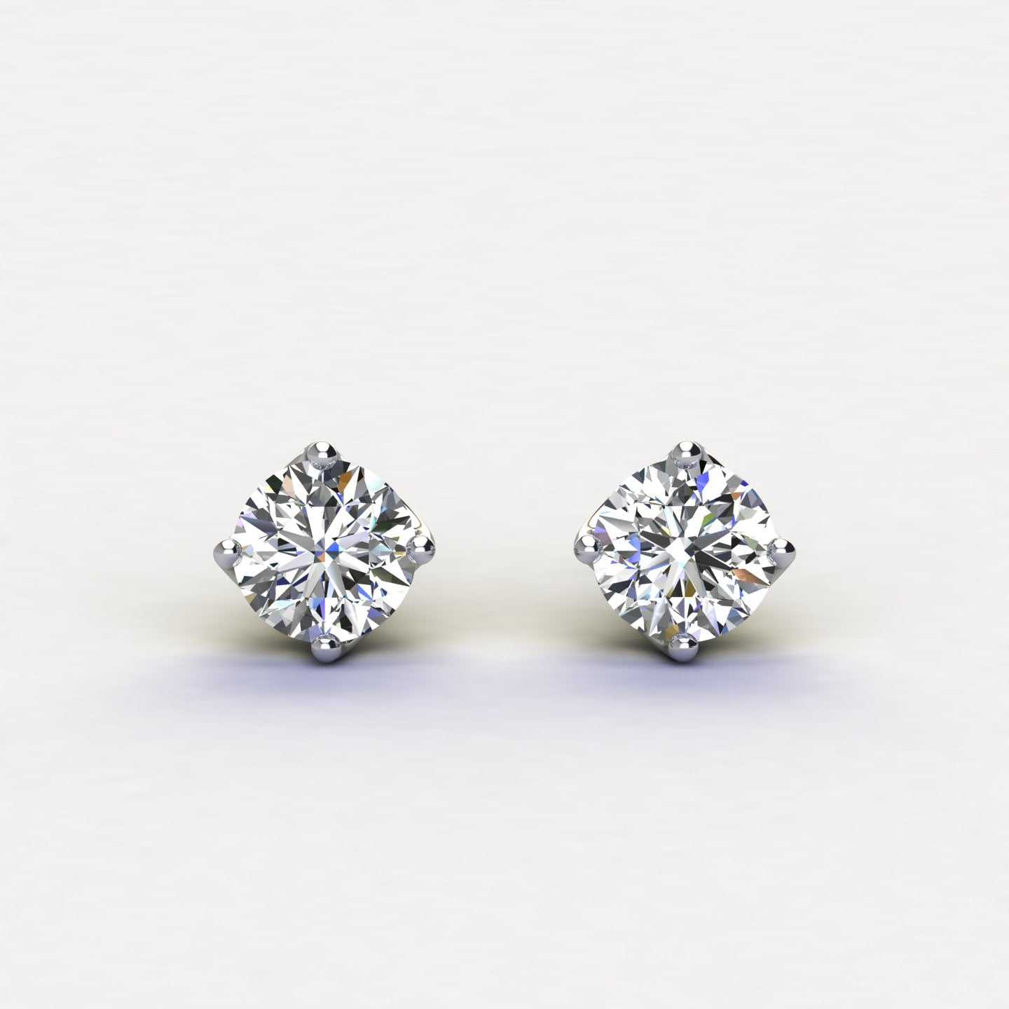 Bridge accent Solitaire Stud