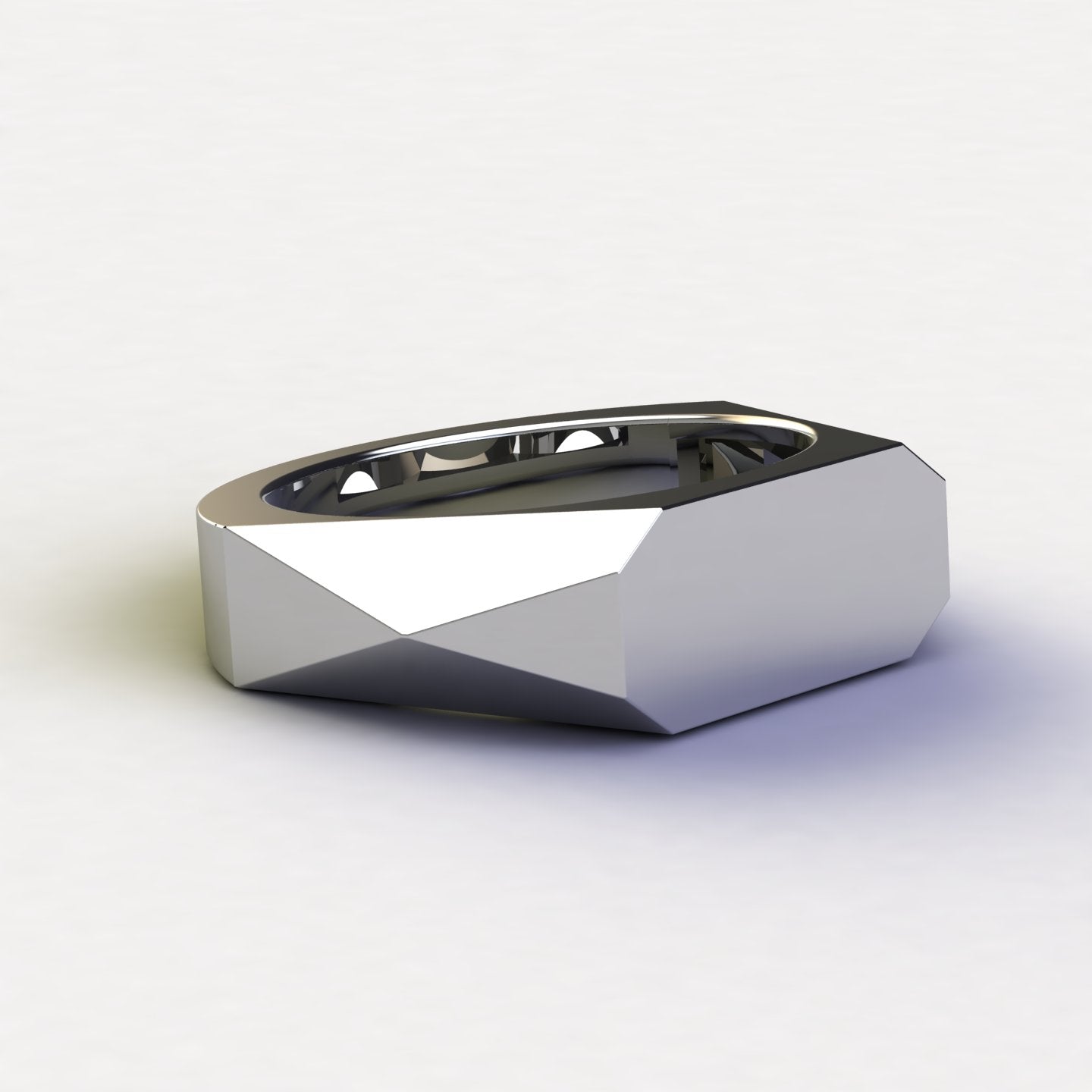 Geometrical Majestic Ring - Silver