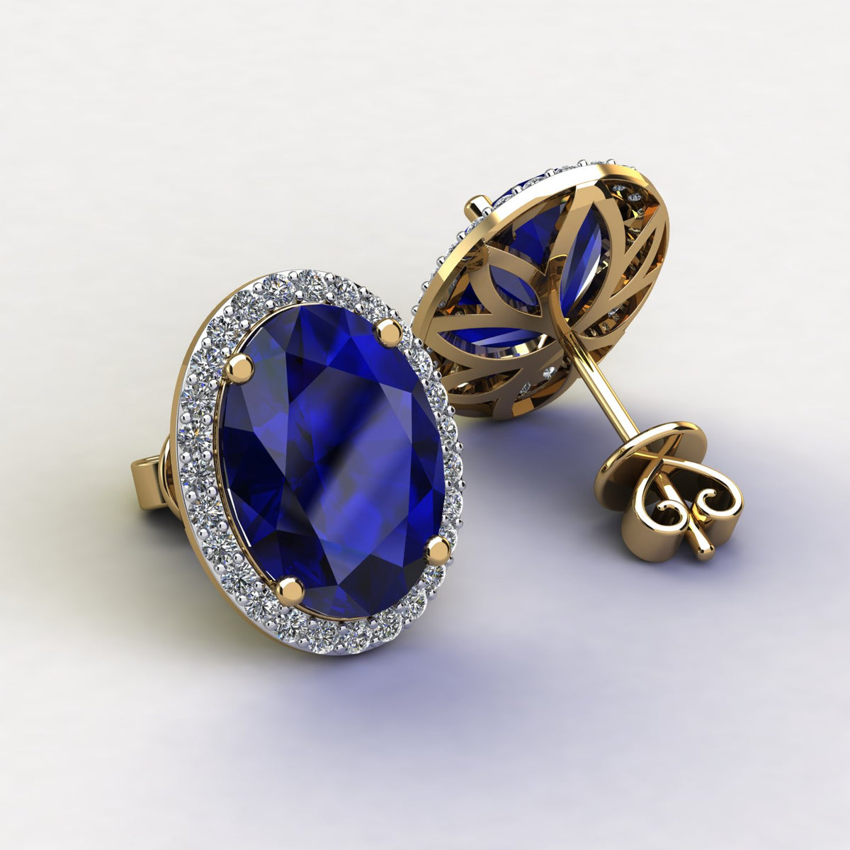 Amrapali-Aura Earring (Sapphire)