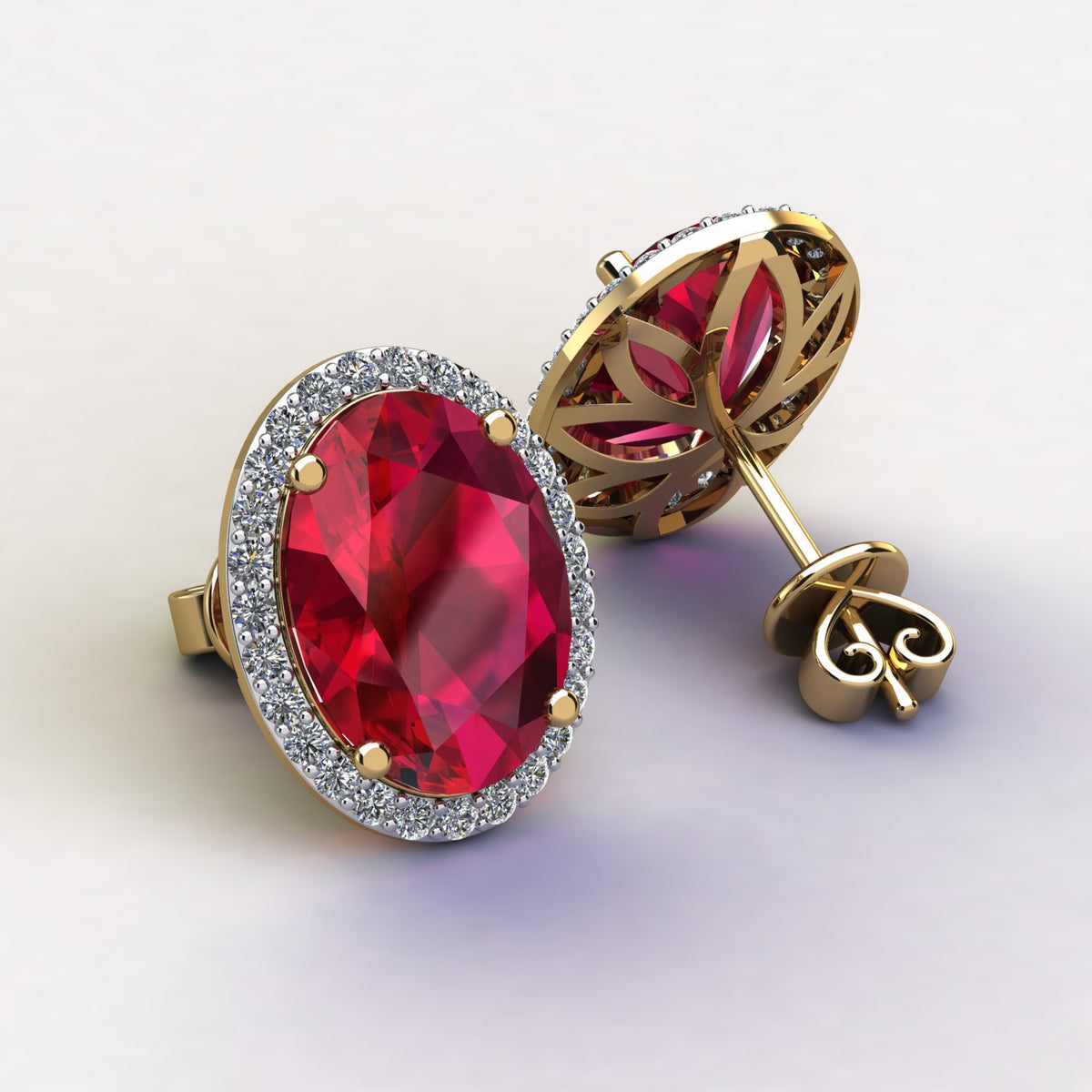 Amrapali-Aura Earring (Ruby)